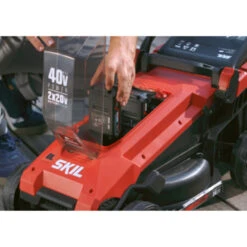 SKIL 20V Grasmaaier 0130BA Brushless 34cm + 2 Accu's 2,0Ah + Snellader -Mode Woonwinkel 123 1010