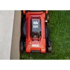 SKIL 20V Grasmaaier 0130BA Brushless 34cm + 2 Accu's 2,0Ah + Snellader -Mode Woonwinkel 123 1012