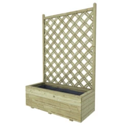 Bloembak Met Dubbele Trellis 90x40 Cm -Mode Woonwinkel 123 1085