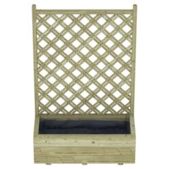 Bloembak Met Dubbele Trellis 90x40 Cm -Mode Woonwinkel 123 1086