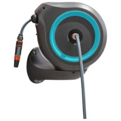Gardena Wandslangenbox Roll-up 20 Meter Grijs Blauw -Mode Woonwinkel 123 1178