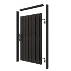 Poortpakket Antraciet Op Metalen Frame 18 Poortpakket Antraciet Op Metalen Frame -Mode Woonwinkel 123 1351