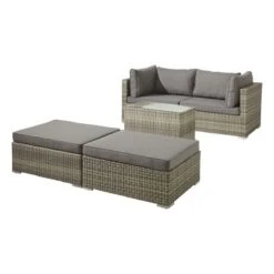 Loungeset Santiago Antraciet -Mode Woonwinkel 123 1375