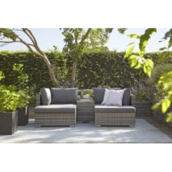 Loungeset Santiago Antraciet -Mode Woonwinkel 123 1377