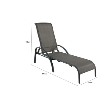 Ligbed Toledo Antraciet 3 Ligbed Toledo Antraciet - Afbeelding 3