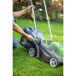 LUX 20V Accu Grasmaaier 33cm Incl. 2 Accu's 4,0Ah + Lader -Mode Woonwinkel 123 1457