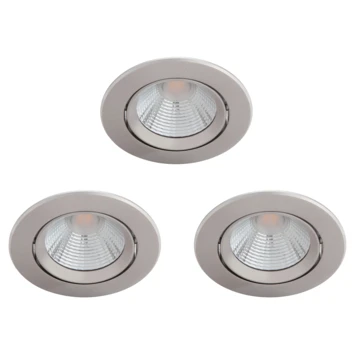 Philips Inbouwset LED Sparkle 3x5.5W Nikkel 2700K 1 Philips Inbouwset LED Sparkle 3x5.5W Nikkel 2700K