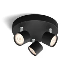 Philips Opbouwspot Star 3-lichts Zwart -Mode Woonwinkel 123 1562