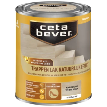 Cetabever Traplak Natuurlijk Effect White Wash 750 Ml 2 Cetabever Traplak Natuurlijk Effect White Wash 750 Ml - Afbeelding 2