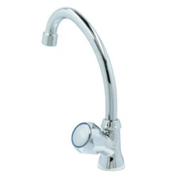 Handson Fonteinkraan Thomas C-uitloop Met Draaiknop Chroom -Mode Woonwinkel 123 1629