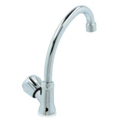 Handson Fonteinkraan Thomas C-uitloop Met Draaiknop Chroom -Mode Woonwinkel 123 1631