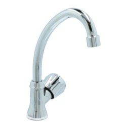 Handson Fonteinkraan Thomas C-uitloop Met Draaiknop Chroom -Mode Woonwinkel 123 1633