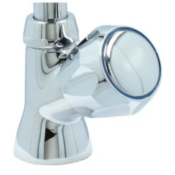 Handson Fonteinkraan Thomas C-uitloop Met Draaiknop Chroom -Mode Woonwinkel 123 1635