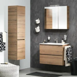 Tiger Karlo Badkamermeubel 60 Cm Chalet Eiken Met Wastafel Hoogglans Wit 17 Tiger Karlo Badkamermeubel 60 Cm Chalet Eiken Met Wastafel Hoogglans Wit -Mode Woonwinkel 123 1668