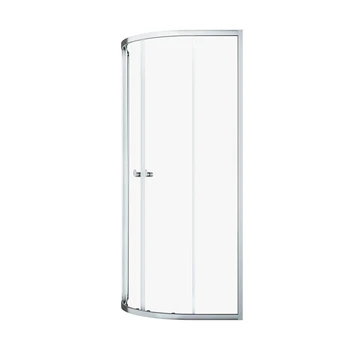 Sealskin Hooked Vierdelige Kwartronde Douchecabine Met Schuifdeuren 90x90x200 Cm, 6 Mm Helder Veiligheidsglas Met Antikalklaag Zilver Hoogglans 3 Sealskin Hooked Vierdelige Kwartronde Douchecabine Met Schuifdeuren 90x90x200 Cm, 6 Mm Helder Veiligheidsglas Met Antikalklaag Zilver Hoogglans - Afbeelding 3