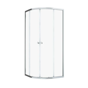 Sealskin Hooked Vierdelige Kwartronde Douchecabine Met Schuifdeuren 90x90x200 Cm, 6 Mm Helder Veiligheidsglas Met Antikalklaag Zilver Hoogglans 4 Sealskin Hooked Vierdelige Kwartronde Douchecabine Met Schuifdeuren 90x90x200 Cm, 6 Mm Helder Veiligheidsglas Met Antikalklaag Zilver Hoogglans - Afbeelding 4