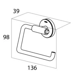 Tiger Toiletrolhouder Urban Wit -Mode Woonwinkel 123 1696