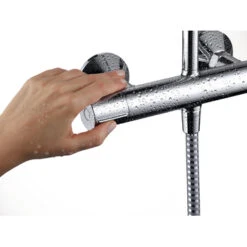 Hansgrohe Douchesysteem Vernis Blend 200 Met Thermostaatkraan Mat Zwart -Mode Woonwinkel 123 1703