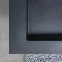 Tiger Badkamermeubelset Karlo 80cm Matzwart Met Zwarte Wastafel -Mode Woonwinkel 123 1776