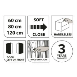 Tiger Karlo Kolomkast Chalet Eiken 160 Cm -Mode Woonwinkel 123 1783