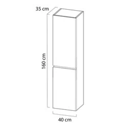 Tiger Karlo Kolomkast Chalet Eiken 160 Cm -Mode Woonwinkel 123 1784