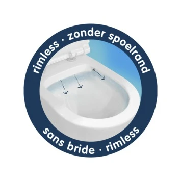 Geberit Inbouwreservoir UP100 Pureflow Met Wandcloset Zonder Spoelrand 2 Geberit Inbouwreservoir UP100 Pureflow Met Wandcloset Zonder Spoelrand - Afbeelding 2