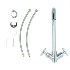 Aqualino Keukenkraan Ceronda 2-knops Chroom -Mode Woonwinkel 123 1852