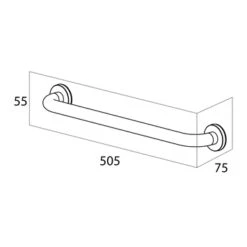 Handson Wandkorf Smart RVS -Mode Woonwinkel 123 1928
