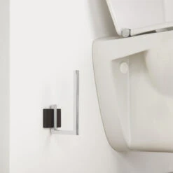 Tiger Reserverolhouder Zenna Hangend Chroom/Wengé -Mode Woonwinkel 123 1936