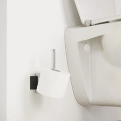 Tiger Reserverolhouder Zenna Hangend Chroom/Wengé -Mode Woonwinkel 123 1937