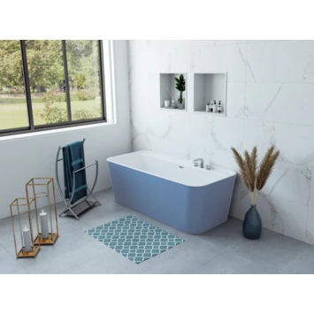 Allibert Bad Kolora Vrijstaand Blauw Mat 170x78 Cm 2 Allibert Bad Kolora Vrijstaand Blauw Mat 170x78 Cm - Afbeelding 2