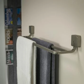 Tiger Dubbel Handdoekrek Impuls RVS 3 Tiger Dubbel Handdoekrek Impuls RVS - Afbeelding 3