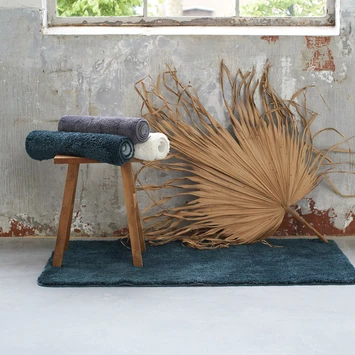 Sealskin Badmat Angora 70x140cm Donkergroen 5 Sealskin Badmat Angora 70x140cm Donkergroen - Afbeelding 5