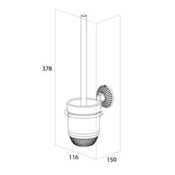 Tiger Wc-borstelset Ivy Chroom/wit -Mode Woonwinkel 123 2053