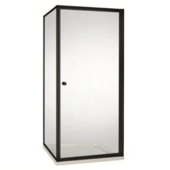 Atlantic Roan Douchewand En -deur 90x90x190cm Zwart