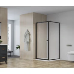 Atlantic Roan Douchewand En -deur 90x90x190cm Zwart -Mode Woonwinkel 123 2072
