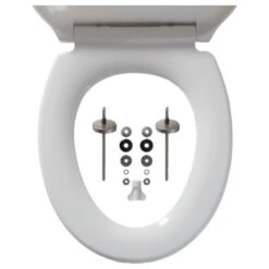 Tiger WC Bril Speckels Duroplast Zwart-wit -Mode Woonwinkel 123 2078