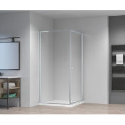 Atlantic Roan Douchewand En -deur 90x90x190cm Chroom -Mode Woonwinkel 123 2172