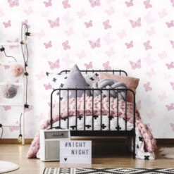 Superfresco Easy Vliesbehang Vlinders Roze 100114 -Mode Woonwinkel 123 529