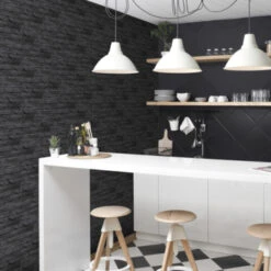 Superfresco Easy Vliesbehang Odyssee Zwart 101344 -Mode Woonwinkel 123 601