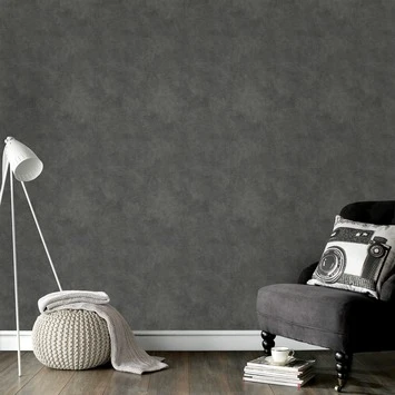 Superfresco Easy Vliesbehang Beton Cire Donkergrijs 106992 2 Superfresco Easy Vliesbehang Beton Cire Donkergrijs 106992 - Afbeelding 2