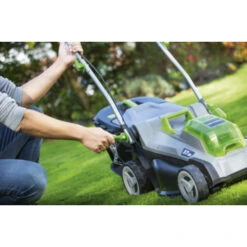 LUX 20V Accu Grasmaaier 37cm Incl. 2 Accu's 4,0Ah + Lader -Mode Woonwinkel 123 800