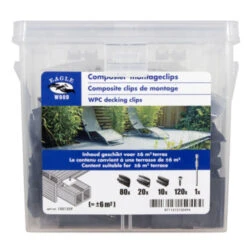 HKC Kunststof Clips - 110 Stuks -Mode Woonwinkel 123 853