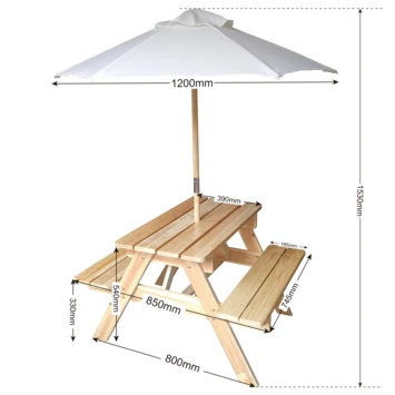 Picknicktafel Kids 2 Picknicktafel Kids - Afbeelding 2
